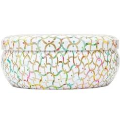 Voluspa 3-Wick Candle Decorative Tin Wildflowers 340g