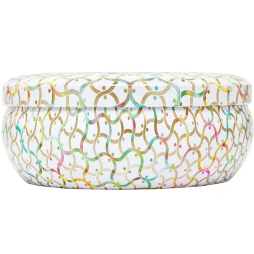 Voluspa 3-Wick Candle Decorative Tin Wildflowers 340g