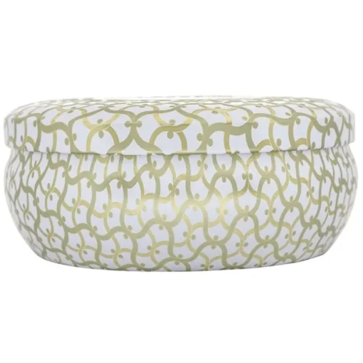 Voluspa 3-Wick Candle Decorative Tin Eucalyptus & White Sage 340g