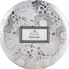 Voluspa 3-Wick Candle Decorative Tin Mokara 340g