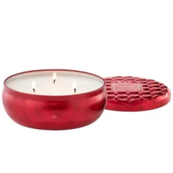 Voluspa 3-Wick Candle Decorative Tin Cherry Gloss 340g