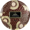 Voluspa 3-Wick Candle Decorative Tin Forbidden Fig 340g