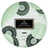 Voluspa 3-Wick Decorative Tin Candle White Cypress 340g