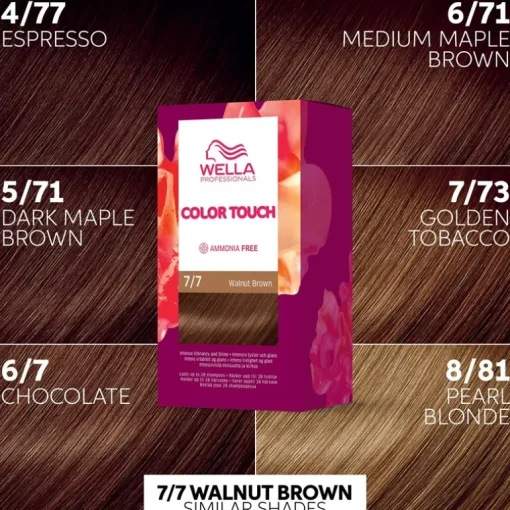 Wella Color Touch Deep Browns 7/7 Walnut Brown