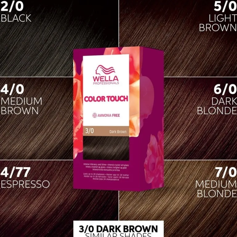 Wella Color Touch Pure Naturals 3/0 Dark Brown