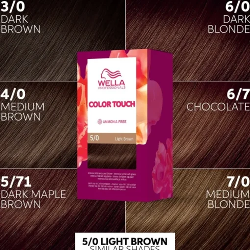 Wella Color Touch Pure Naturals 5/0 Light Brown