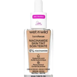 Wet n Wild Bare Focus Niacinamide Skin Tint 32ml – Cream Beige
