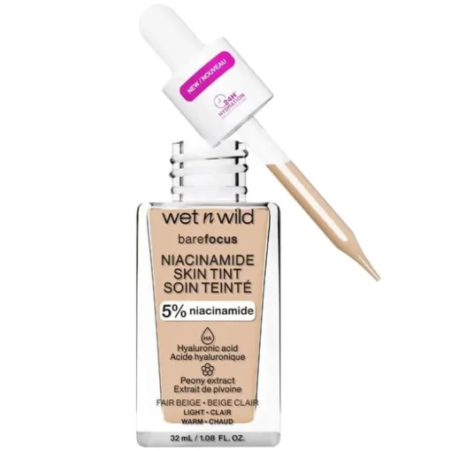 Wet n Wild Bare Focus Niacinamide Skin Tint 32ml – Fair Beige