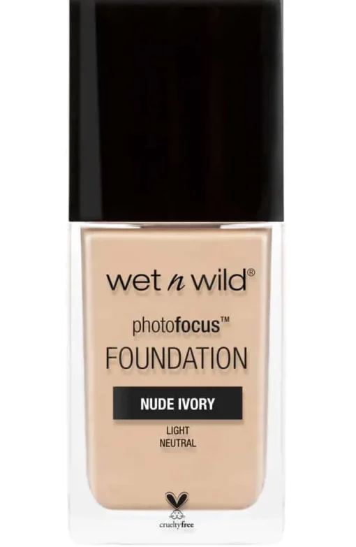 Wet n Wild Photo Focus Foundation Nude Ivory 30ml