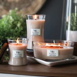 WoodWick Medium – Vanilla & Sea Salt