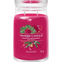 Yankee Candle Signature Large Jar Sparkling Winterberry 567g