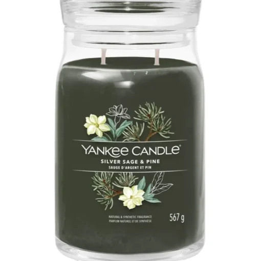 Yankee Candle Signature Large Jar Silver Sage & Pine 567g
