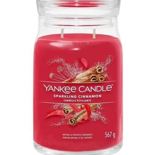 Yankee Candle Signature Large Jar Sparkling Cinnamon 567g