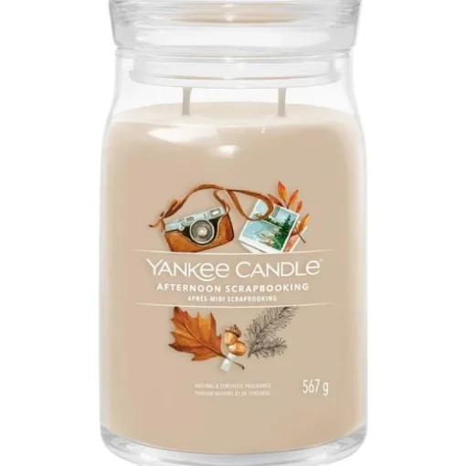 Yankee Candle Signature Large Jar Afternoon Scrapbooking 567g