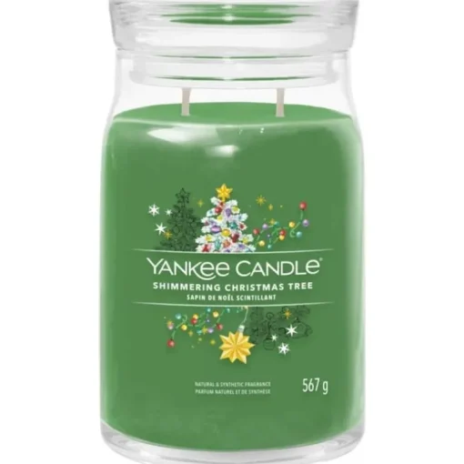 Yankee Candle Signature Large Jar Shimmering Christmas Tree 567g