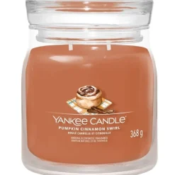 Yankee Candle Signature Medium Jar Pumpkin Cinnamon Swirl 368g