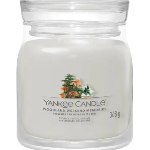 Yankee Candle Signature Medium Jar Woodland Weekend Memories 368g
