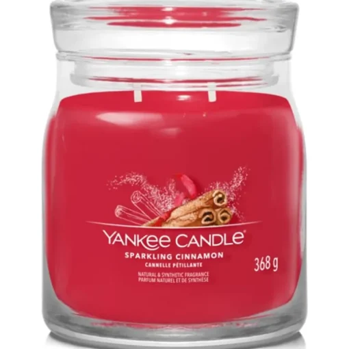 Yankee Candle Signature Medium Jar Sparkling Cinnamon 368g