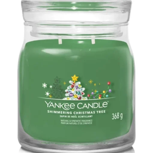 Yankee Candle Signature Medium Jar Shimmering Christmas Tree 368g