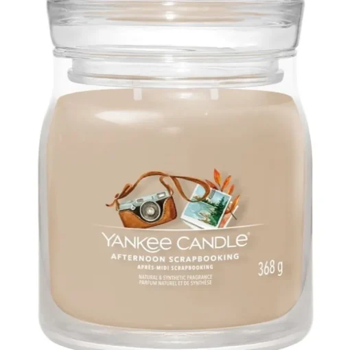 Yankee Candle Signature Medium Jar Afternoon Scrapbooking 368g