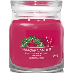 Yankee Candle Signature Medium Jar Sparkling Winterberry 368g